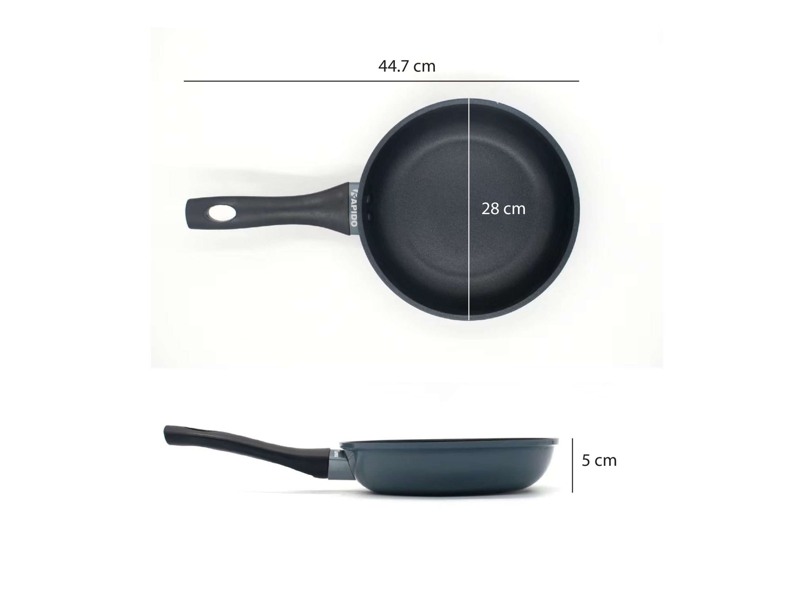 Chảo chiên đáy từ Rapido 28cm RP28-RDB - Chính hãng | HÀNG BẾP
