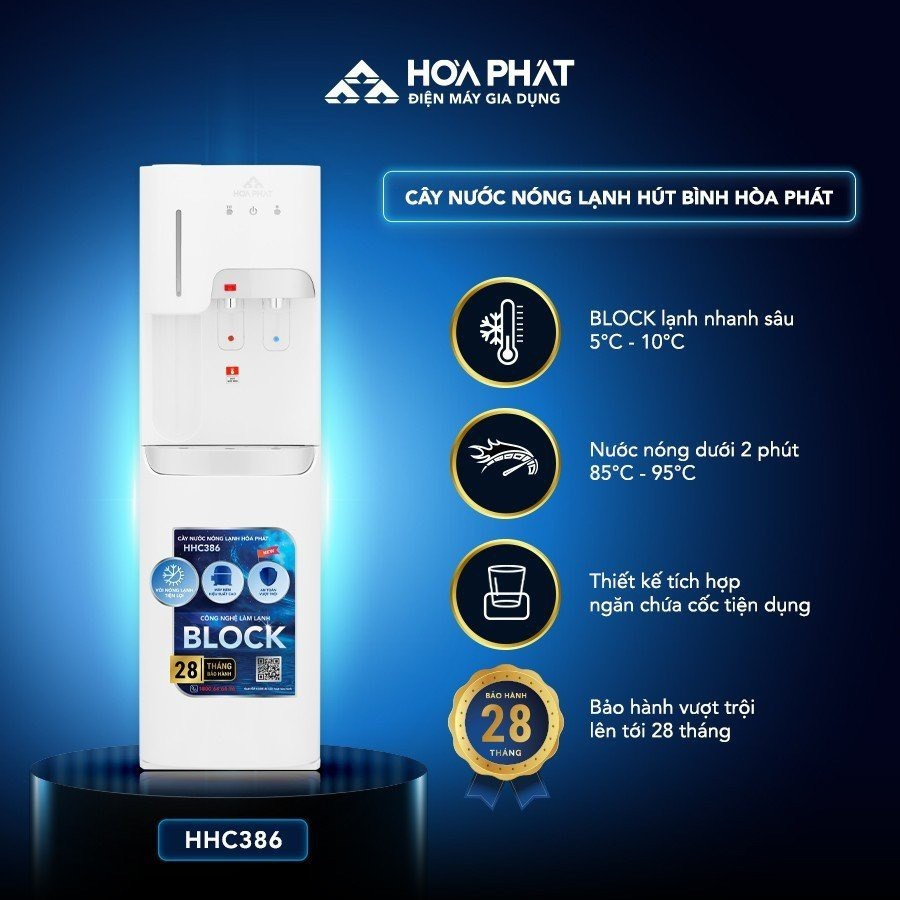Cây nước nóng lạnh Hòa Phát HHC386 - 3 chế độ nước | HÀNG BẾP