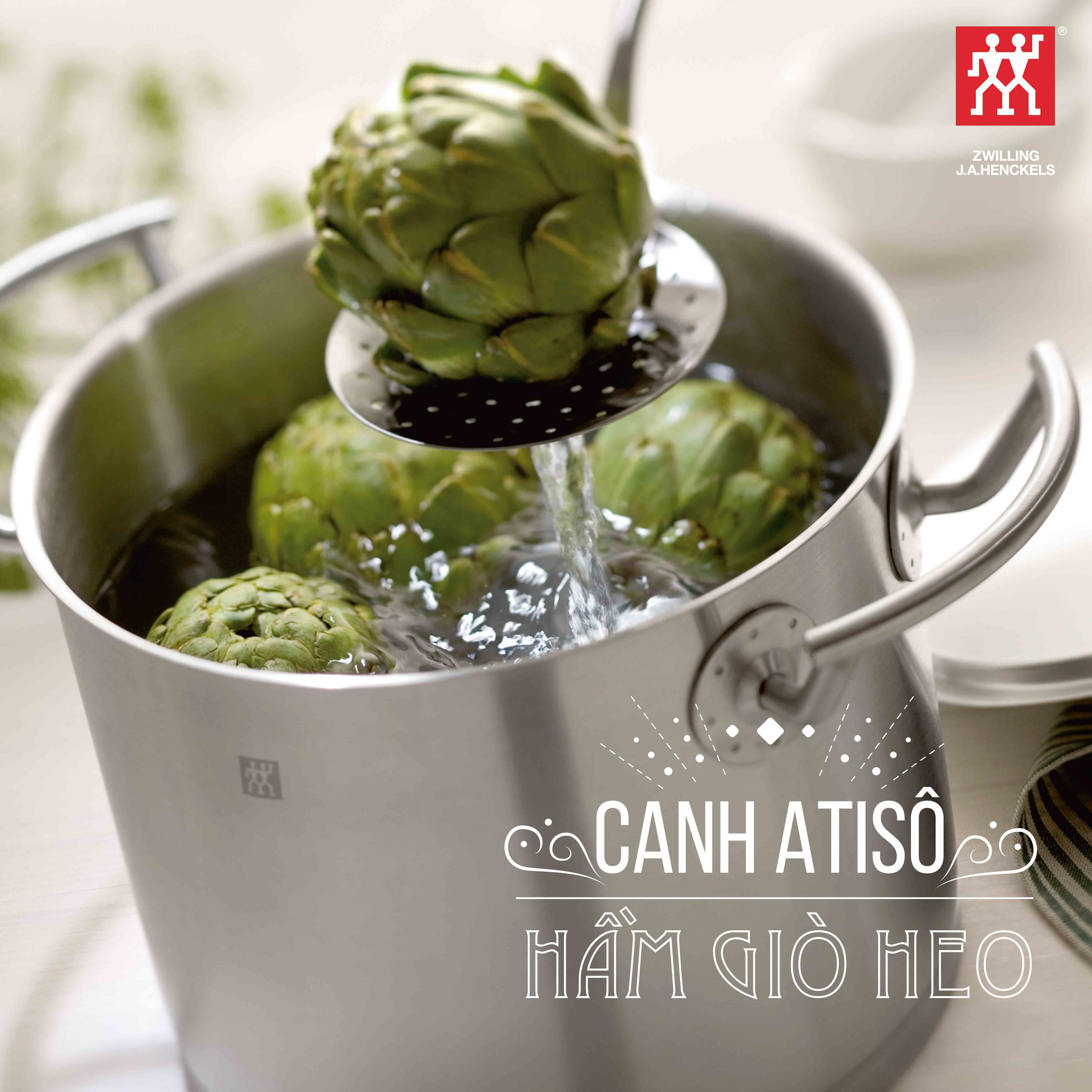 Canh Atiso hầm giò heo