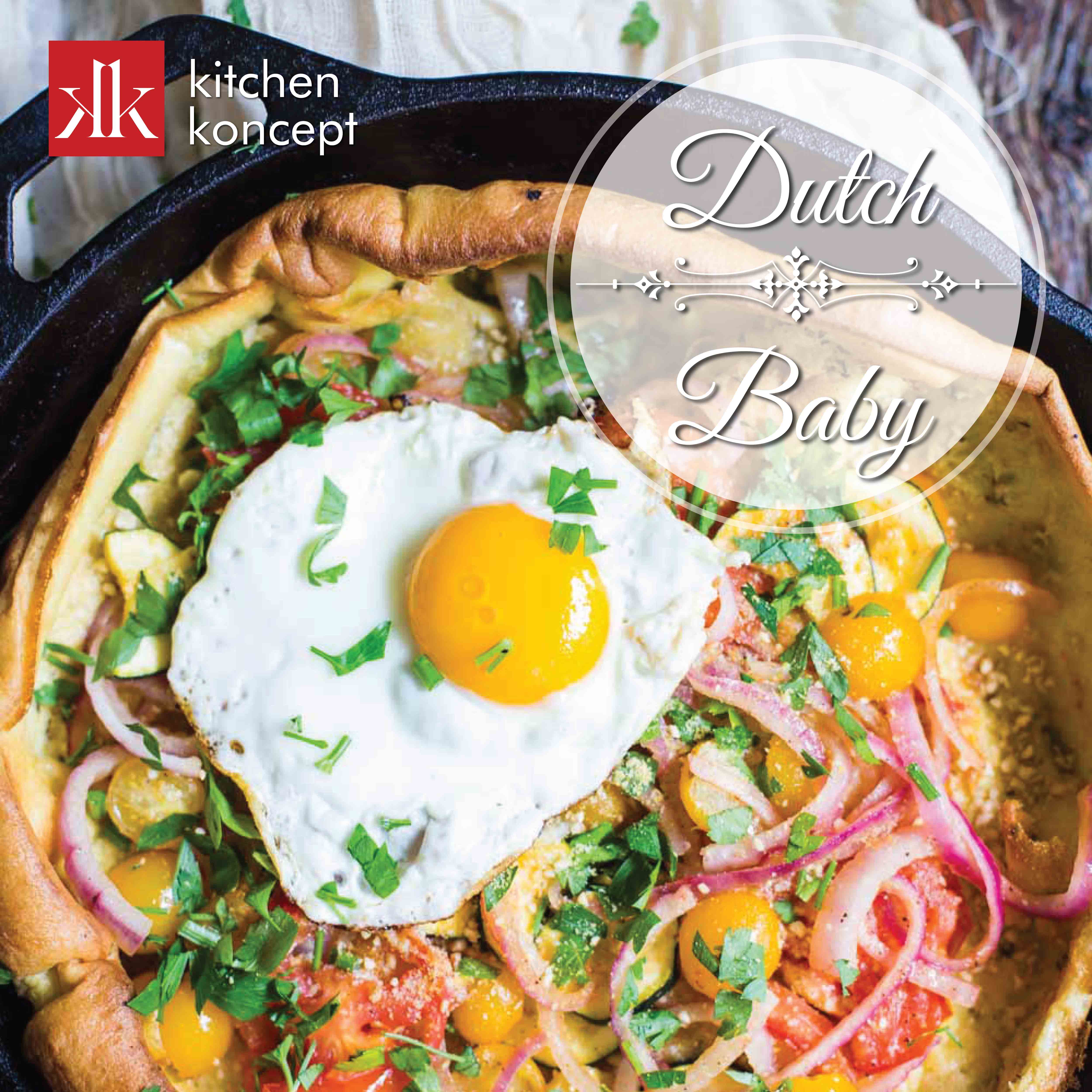 Bánh Dutch Baby thích hợp cho tất cả các bữa trong ngày