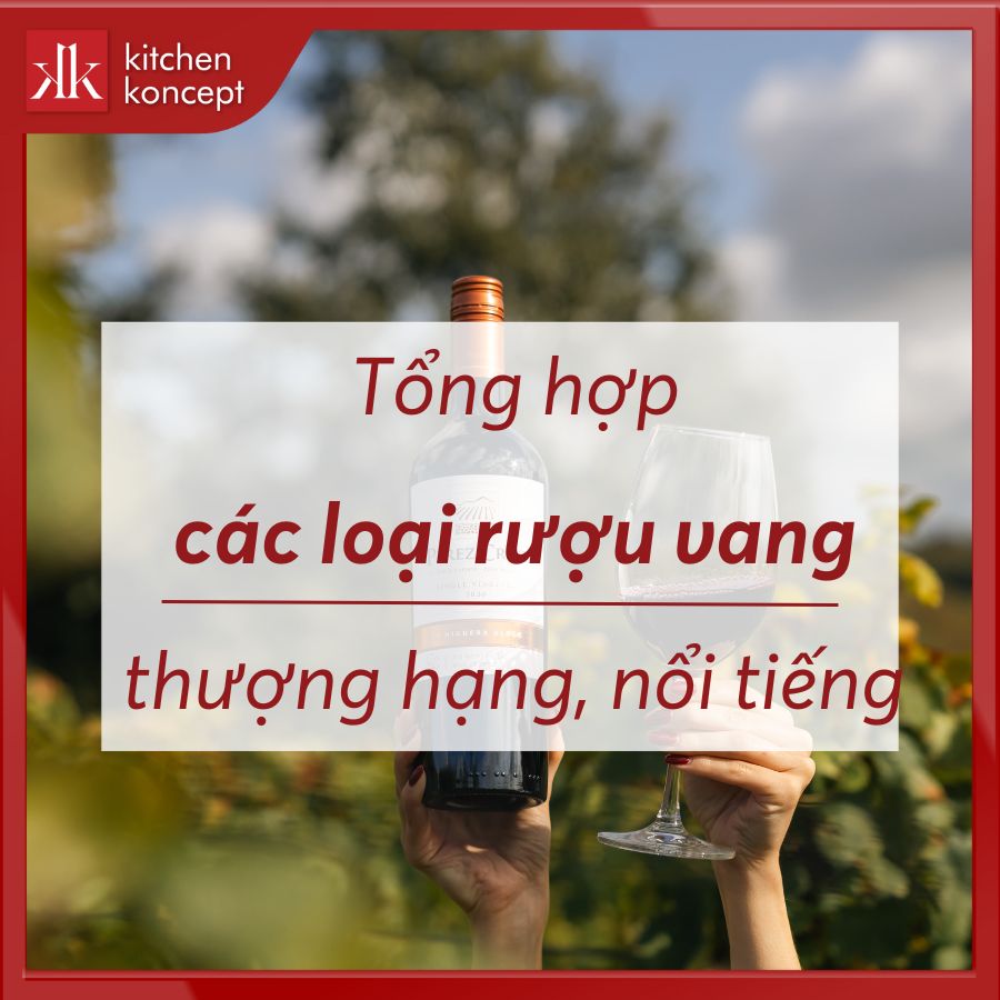 Tổng hợp các loại rượu vang thượng hạng, nổi tiếng 