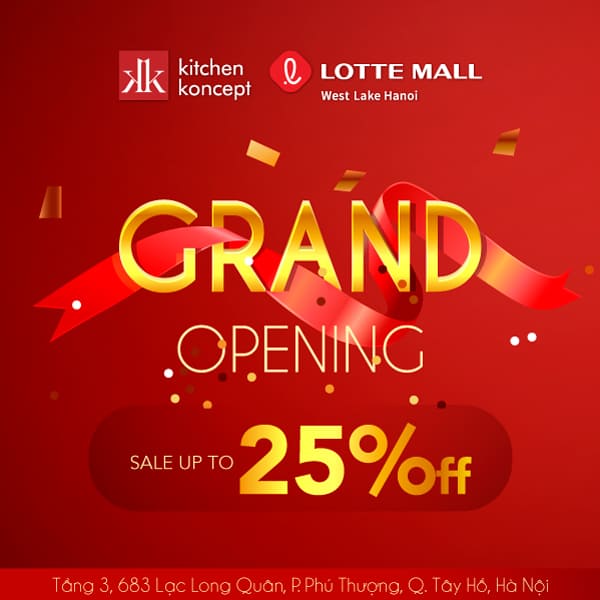 Kitchen Koncept khai trương chi nhánh mới tại Lotte Tây Hồ - Hà Nội