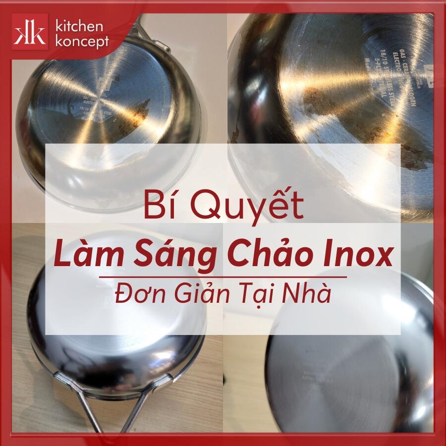 Cách xử lý chảo inox bị ố vàng đơn giản tại nhà