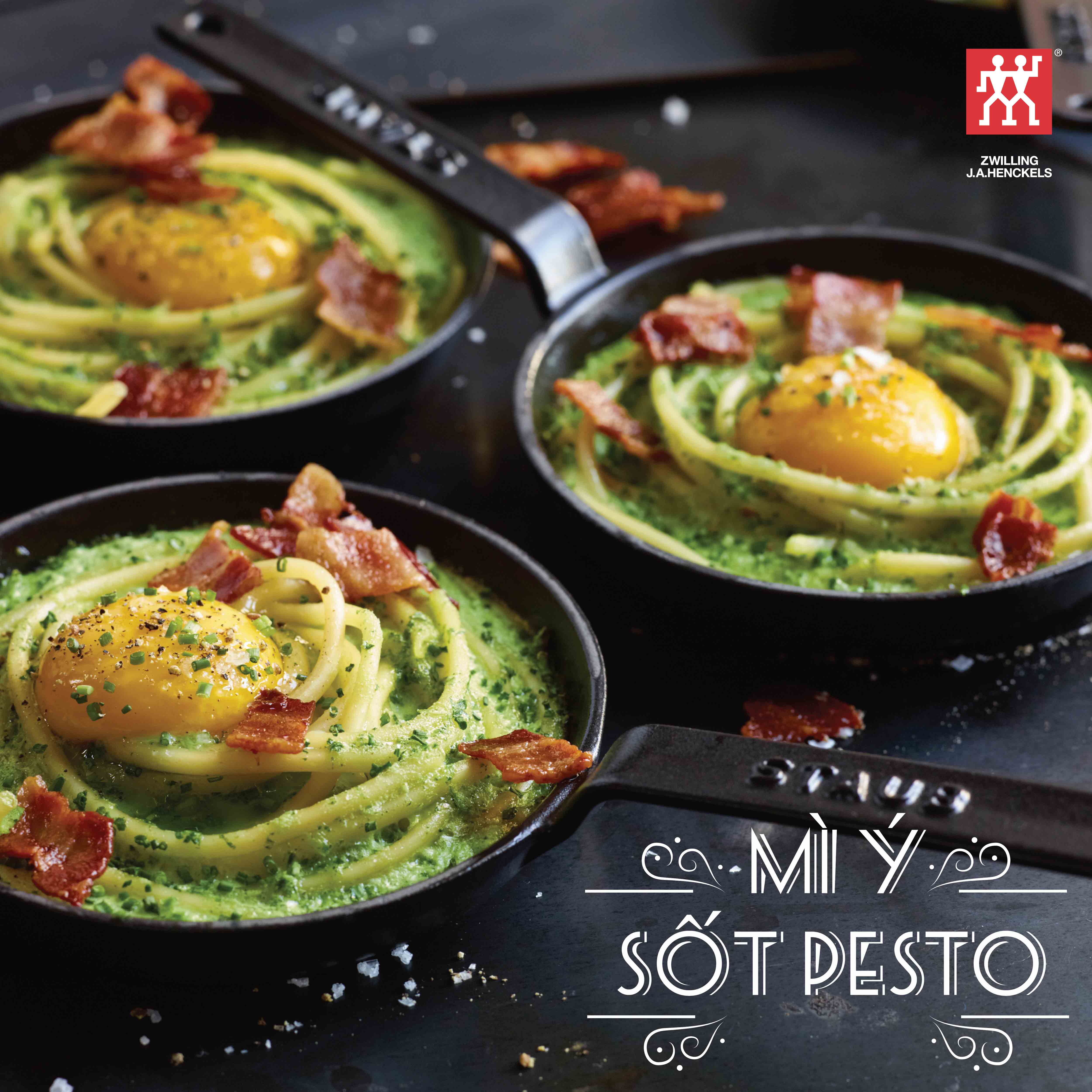 MÌ Ý SỐT PESTO