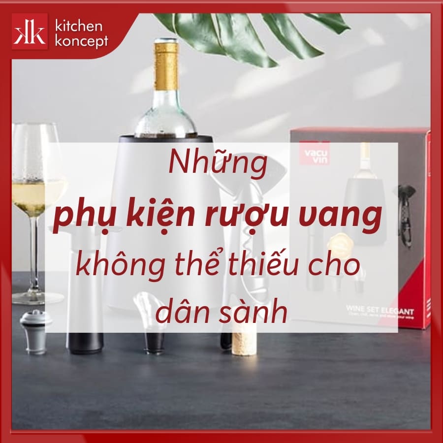 Những phụ kiện rượu vang không thể thiếu cho dân sành
