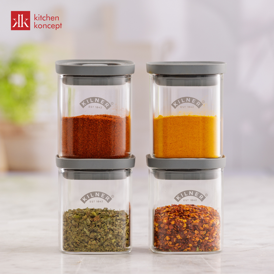 Hũ gốm thủy tinh Kilner đựng gia vị 160ml
