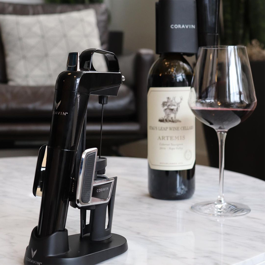 Coravin - Đế giữ máy chiết rượu - 12cm