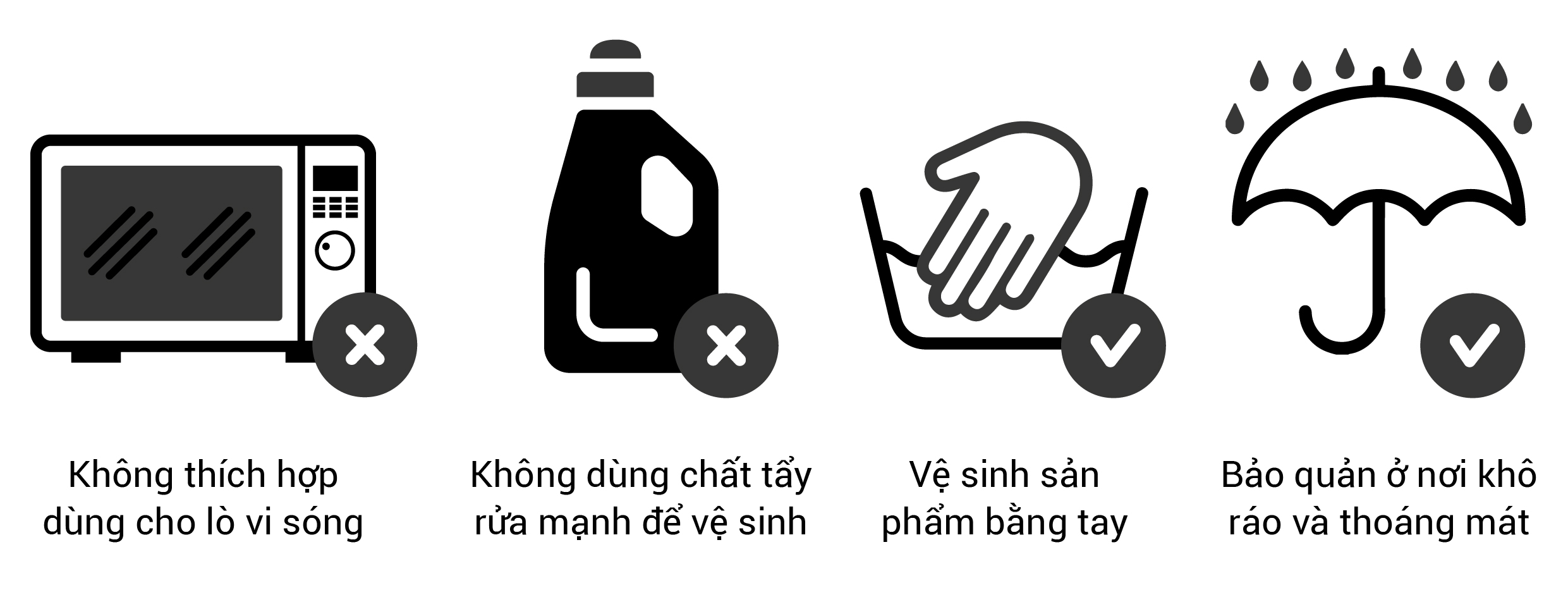 Chú ý đến vệ sinh & bảo quản