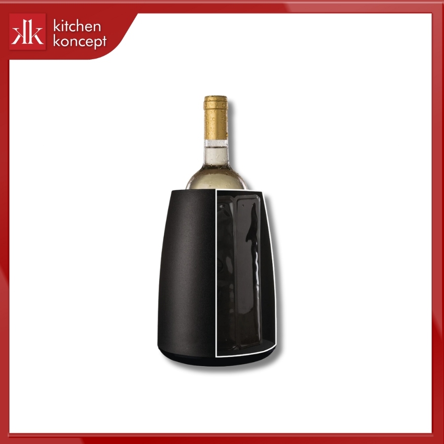 Bình giữ mát rượu màu đen Vacu Vin 21cm