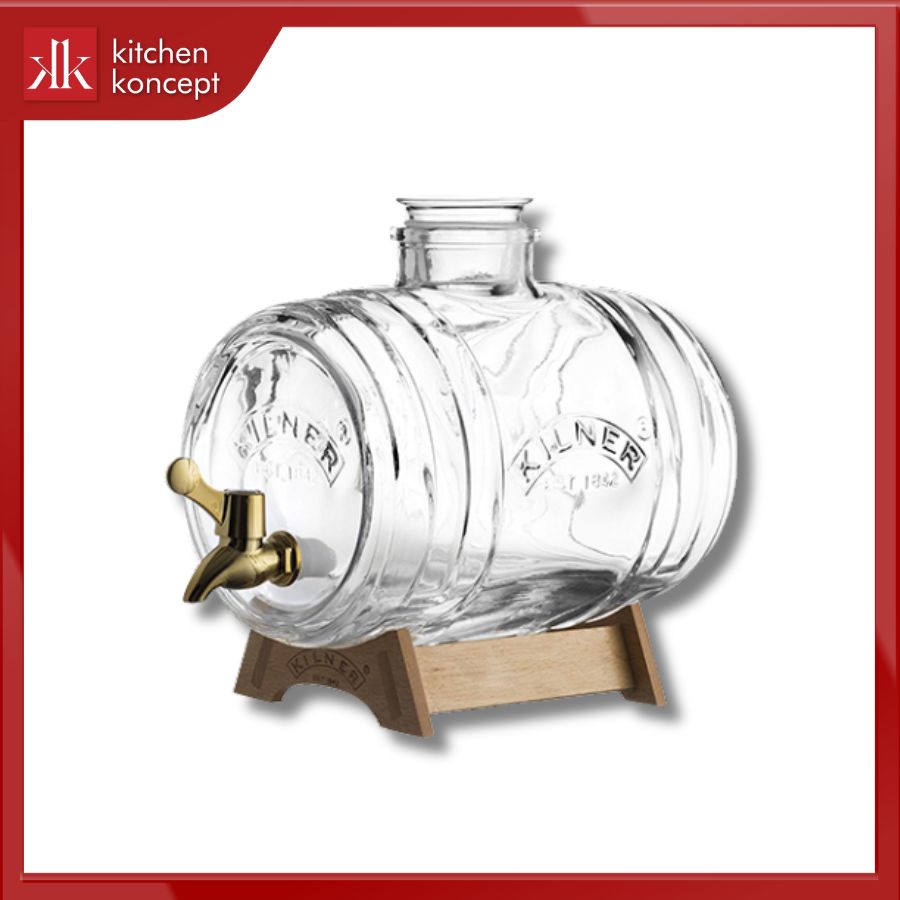 Bình nước thủy tinh Barrel chính hãng