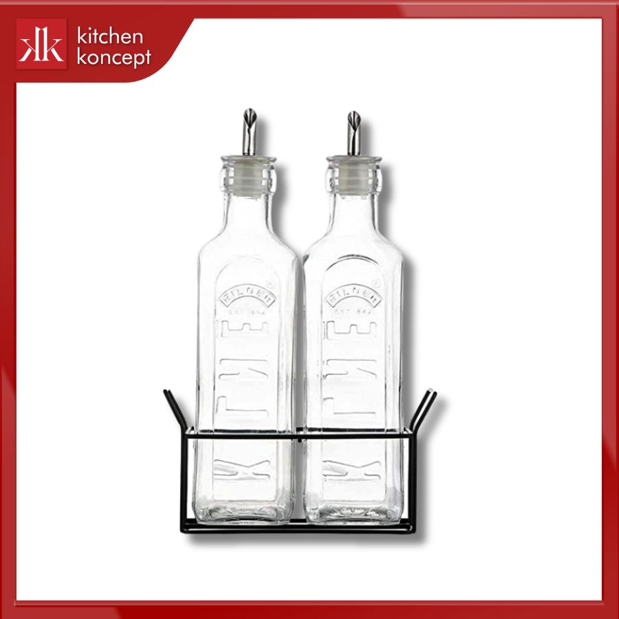 Bộ bình thủy tinh đựng dầu Kilner 3 món chính hãng