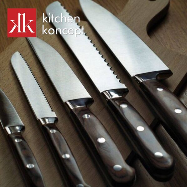 Bộ dao nhà bếp sẽ bao gồm nhiều dao riêng biệt