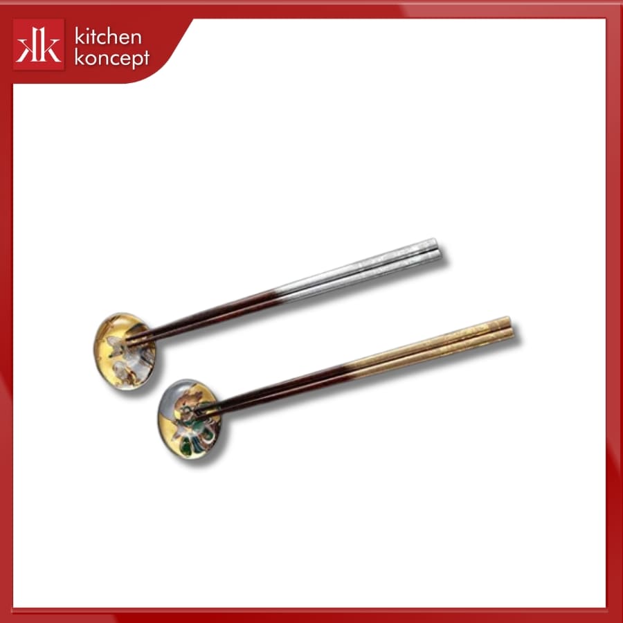 Bộ đũa ăn 4 món Fuijin Raijin Aderia