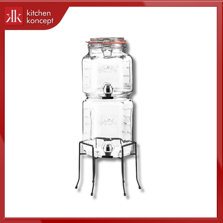 Bộ hũ thủy tinh có vòi 3 món Kilner