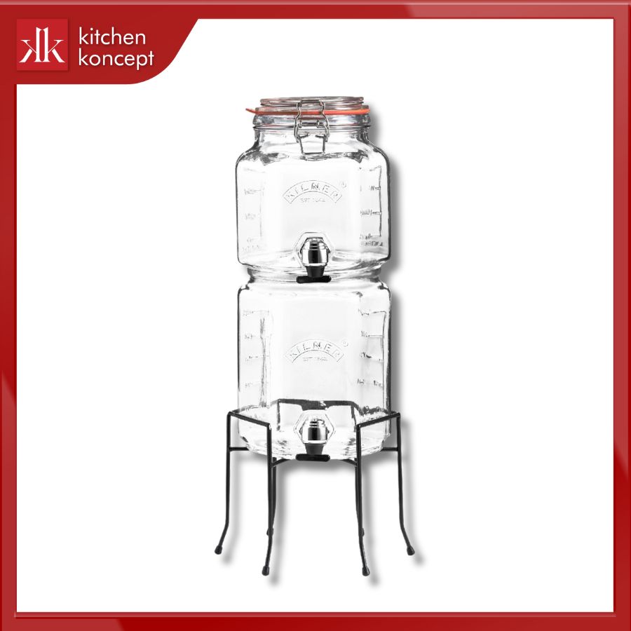 Bộ hũ thủy tinh có vòi Kilner - 3 món