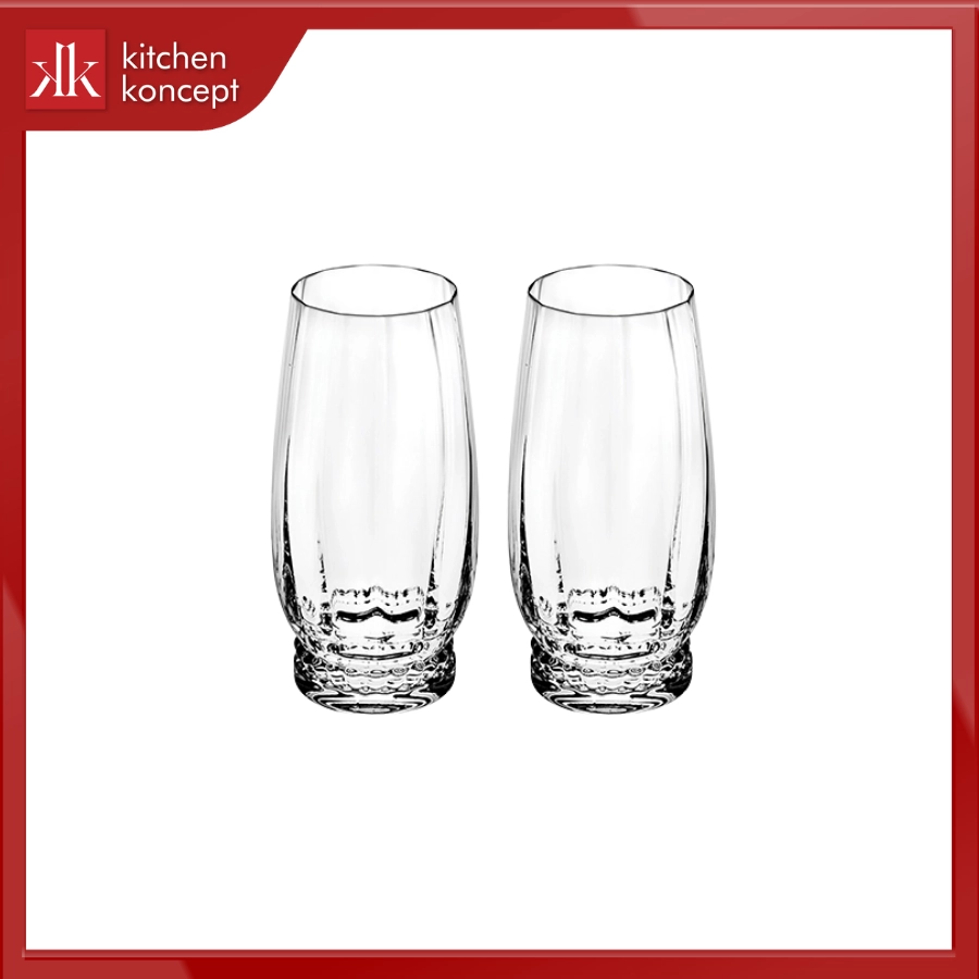 Bộ ly pha lê sở hữu đường nét sóng lượn tinh tế