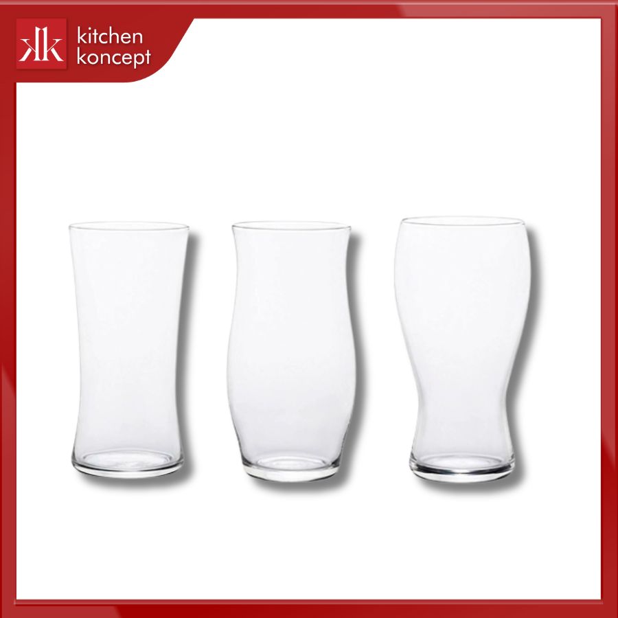 Bộ ba cốc thủy tinh uống bia Craff Beer