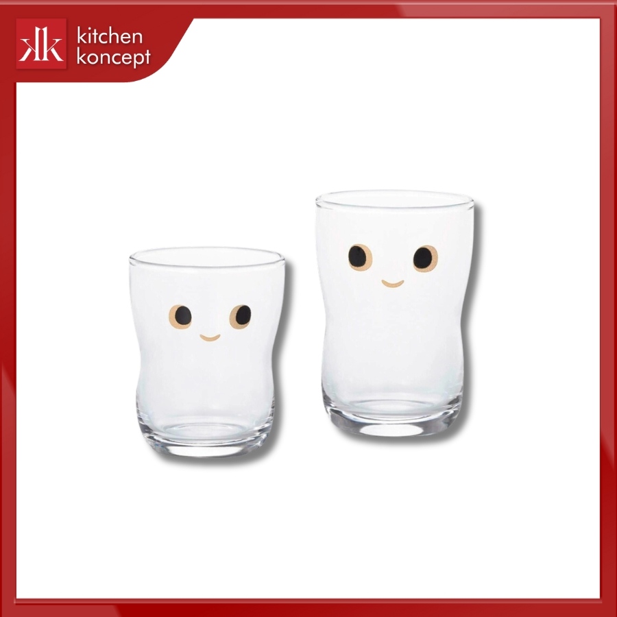 Bộ ly thủy tinh Tsuyoiko Aderia 2 cái
