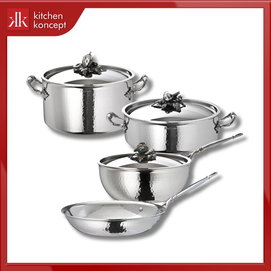 Bộ nồi inox RUFFONI Opus Prima - 7 món chính hãng