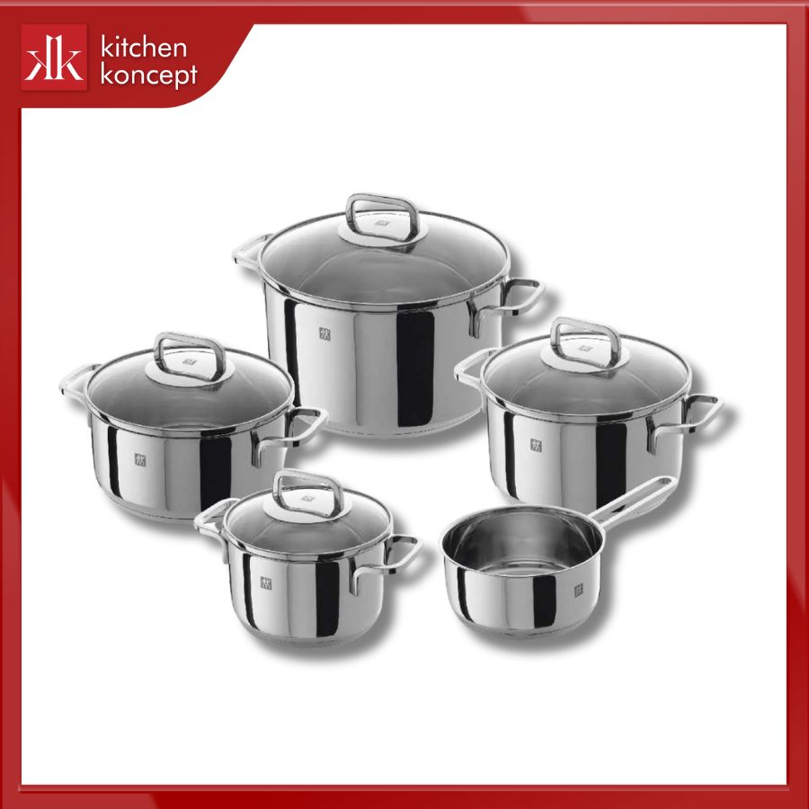 Bộ nồi inox ZWILLING Quadro 5 món chính hãng