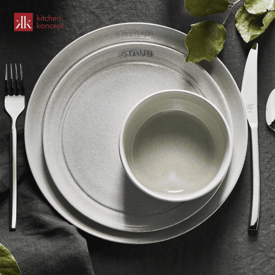 Bộ sản phẩm 14 món Staub màu White Truffle