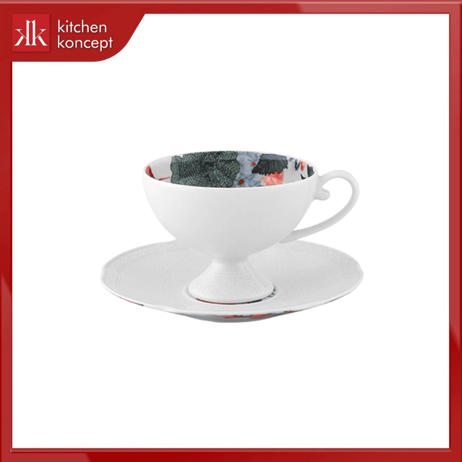 Bộ tách trà Duality 16cm chất liệu sứ cao cấp