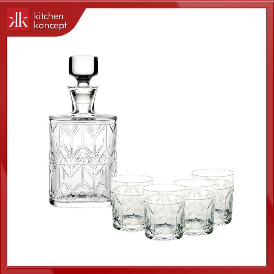 Bộ Decanter và 4 Ly Old Fashion Avenue