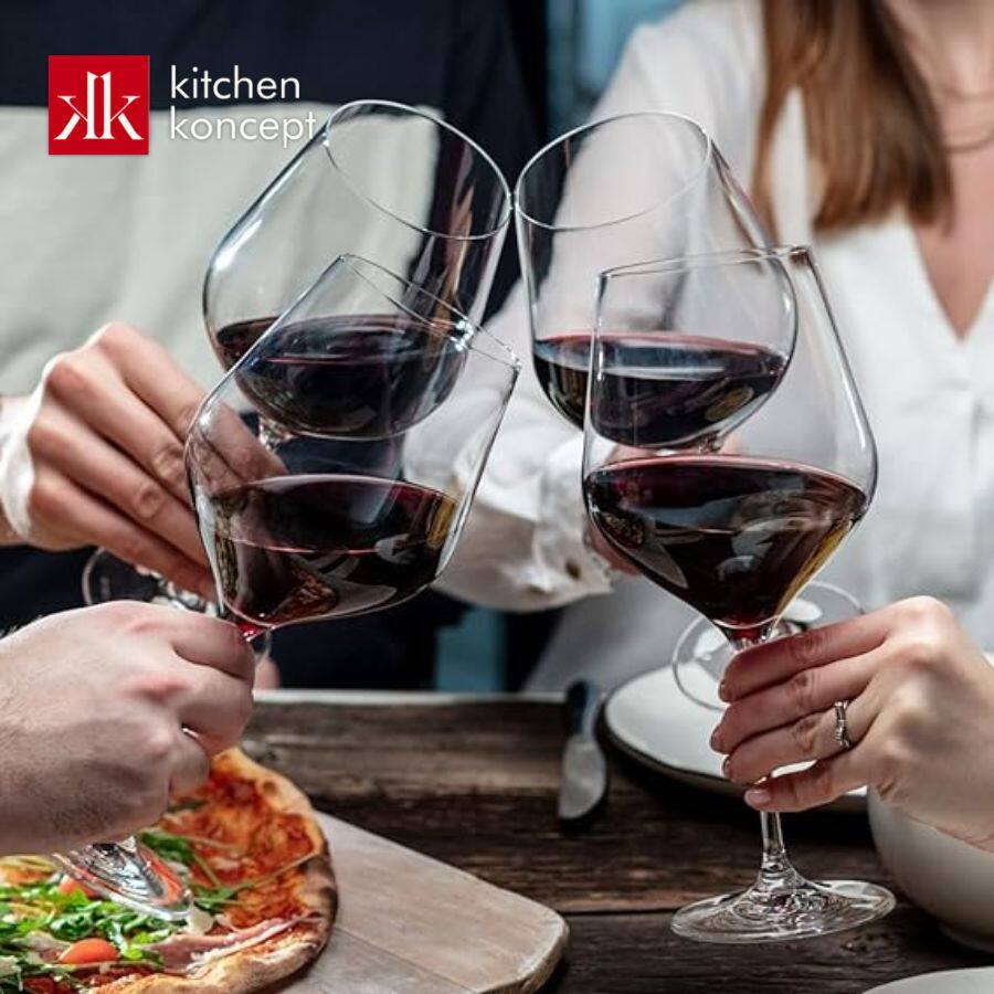 Bordeaux được thiết kế với bầu ly rộng và tròn hơn