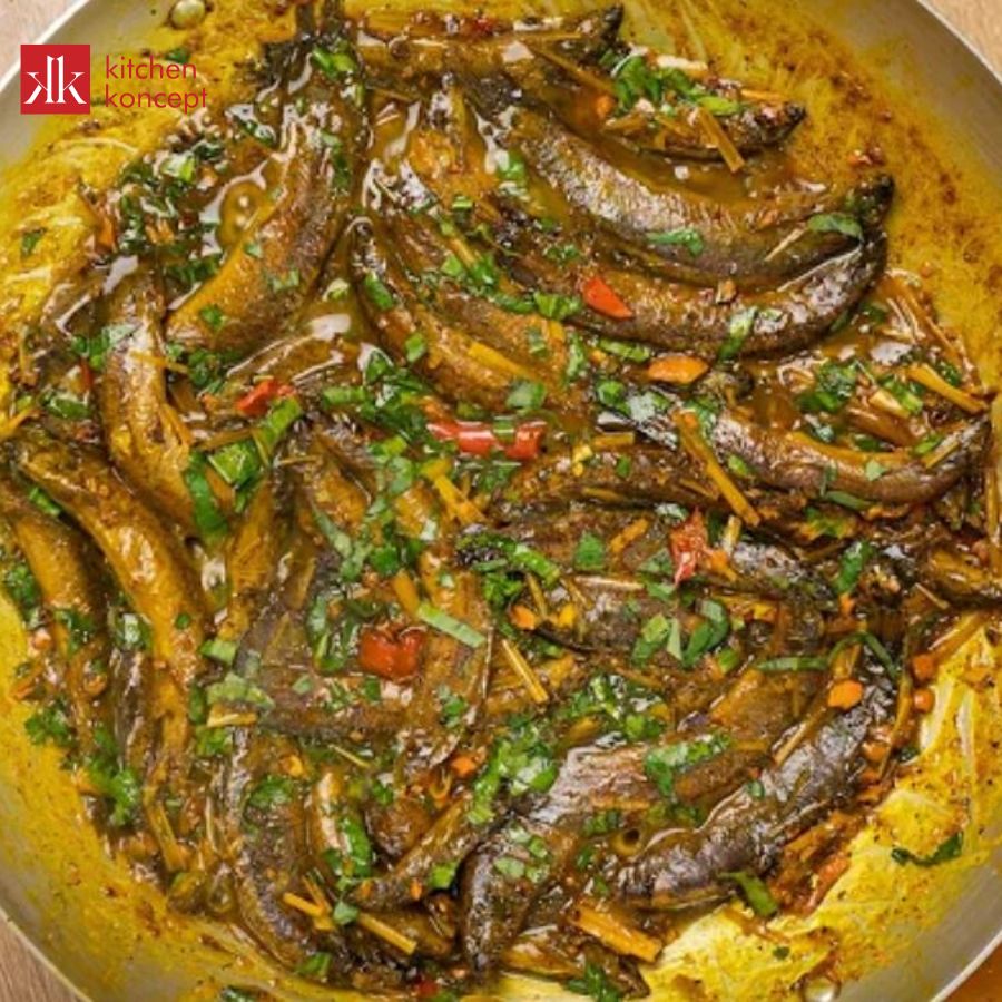 Cá chạch kho nghệ