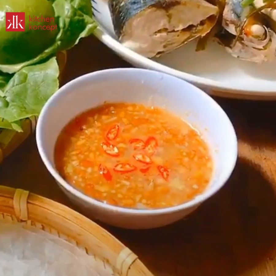 Cách làm sốt mắm đậu phộng chấm thịt nướng
