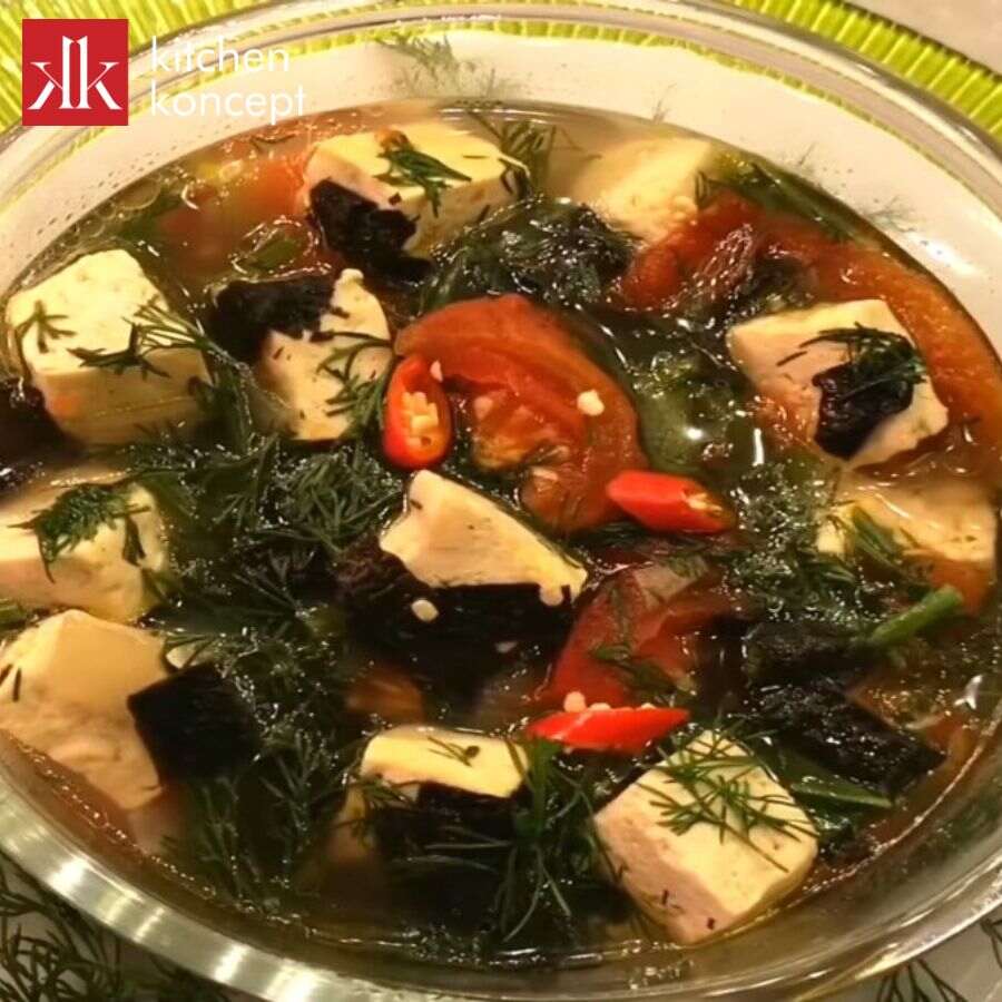 Cách nấu canh rong biển cà chua