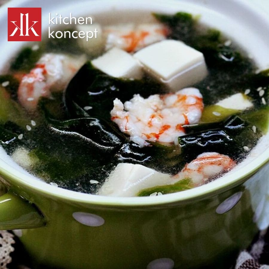 Cách nấu canh rong biển với tôm