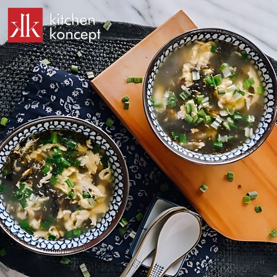 Cách nấu canh rong biển với trứng