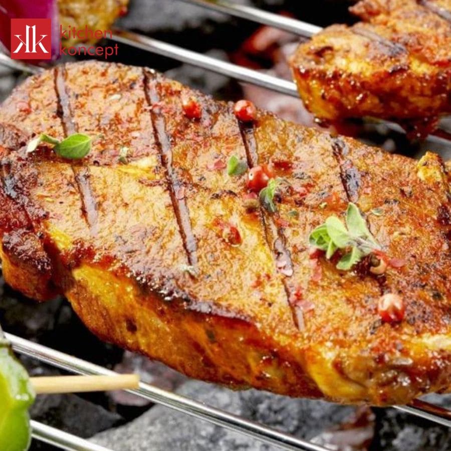 Thịt heo nướng sả siêu ngon