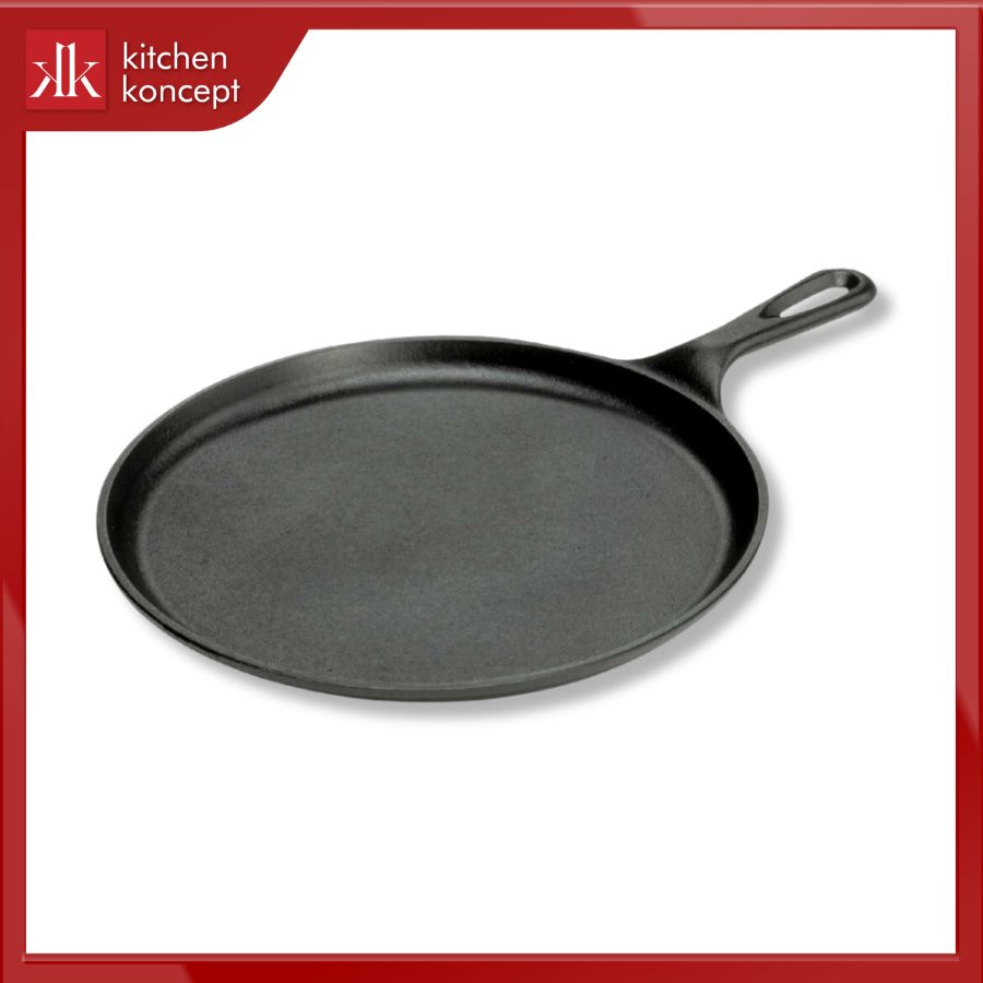 Chảo gang nướng LODGE đáy phẳng - 26.67cm chính hãng