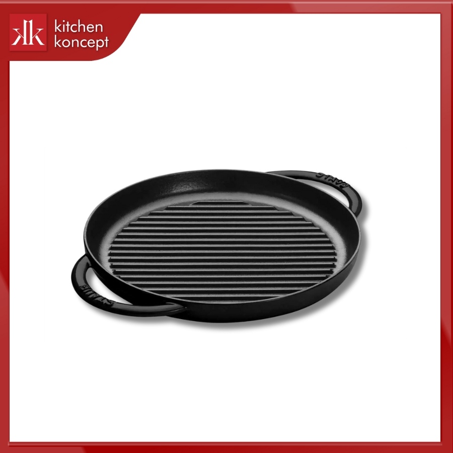Chảo gang nướng Staub màu đen 26cm
