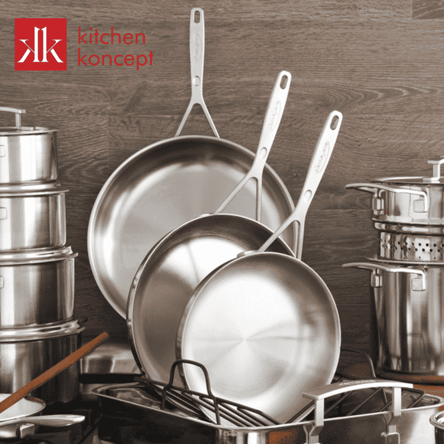 Chảo inox chống dinh tự nhiên Demeyere Industry 5