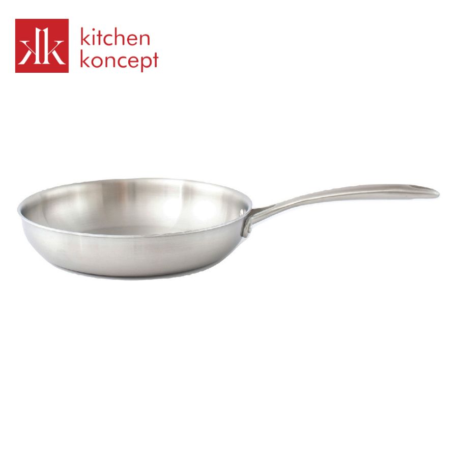 Chảo inox Durachefs 24cm nguyên khối