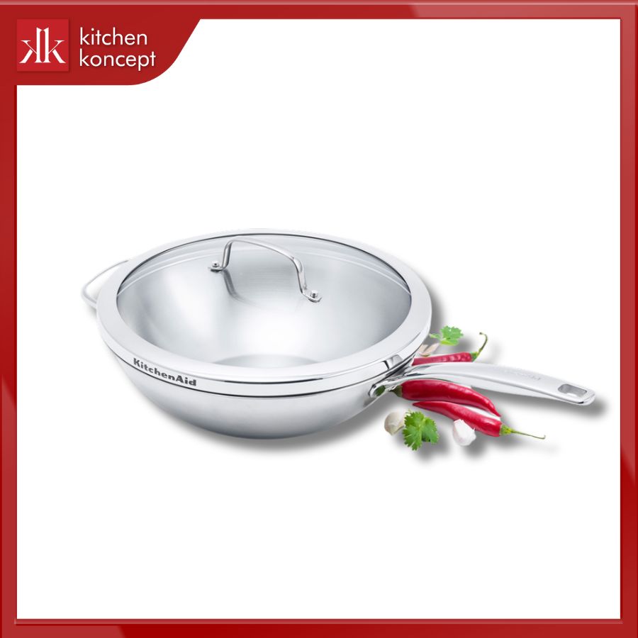 Chảo Wok KitchenAid 30cm chính hãng
