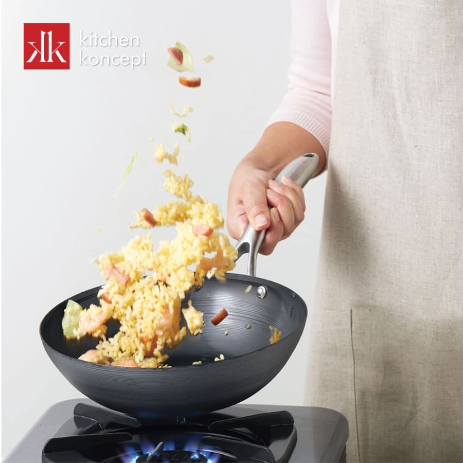 Chiên cơm bằng chảo sâu lòng Vita Craft Super Iron
