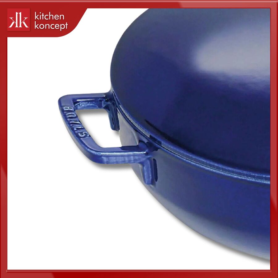 nồi gang Bouillabaisse STAUB màu xanh đen - 28cm - 4.65L