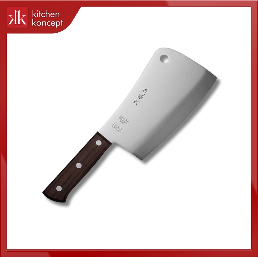 Dao KAI chặt thịt 17cm với độ cứng 61 - 63 HRC