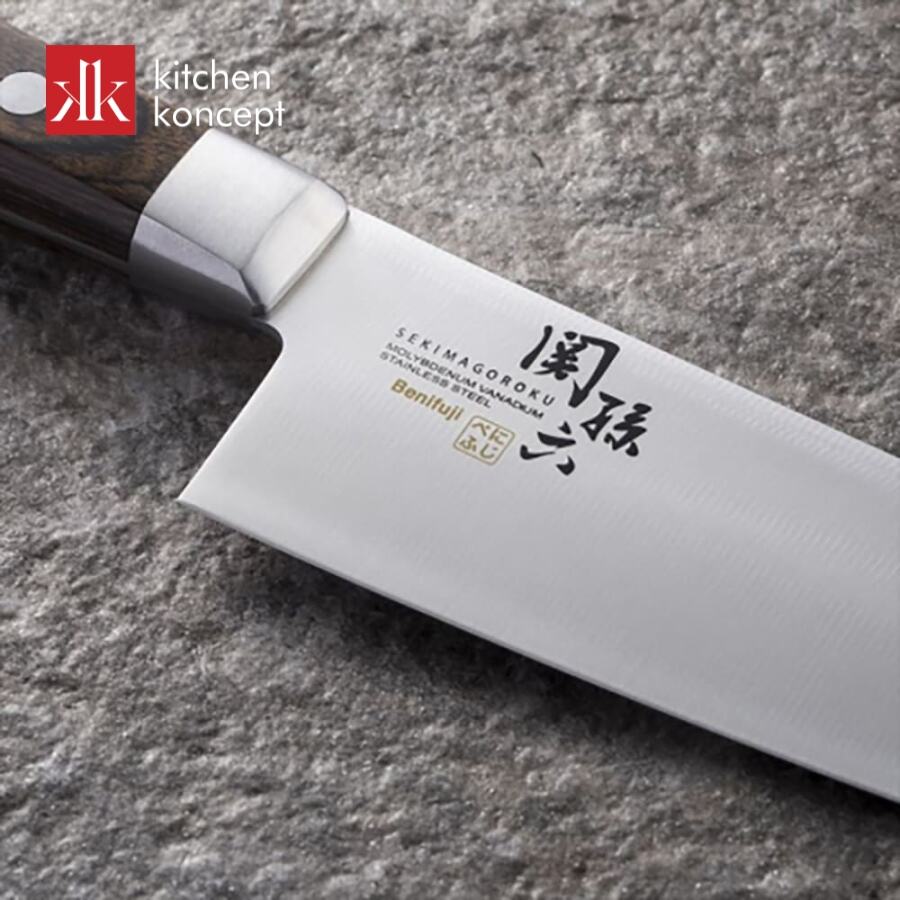 Dao Santoku Seki Magoroku Benifuji 16.5cm chính hãng