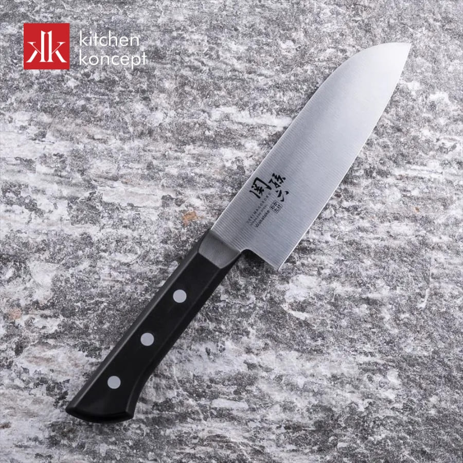 Dao Santoku Seki Magoroku Wakatake 14.5cm chính hãng