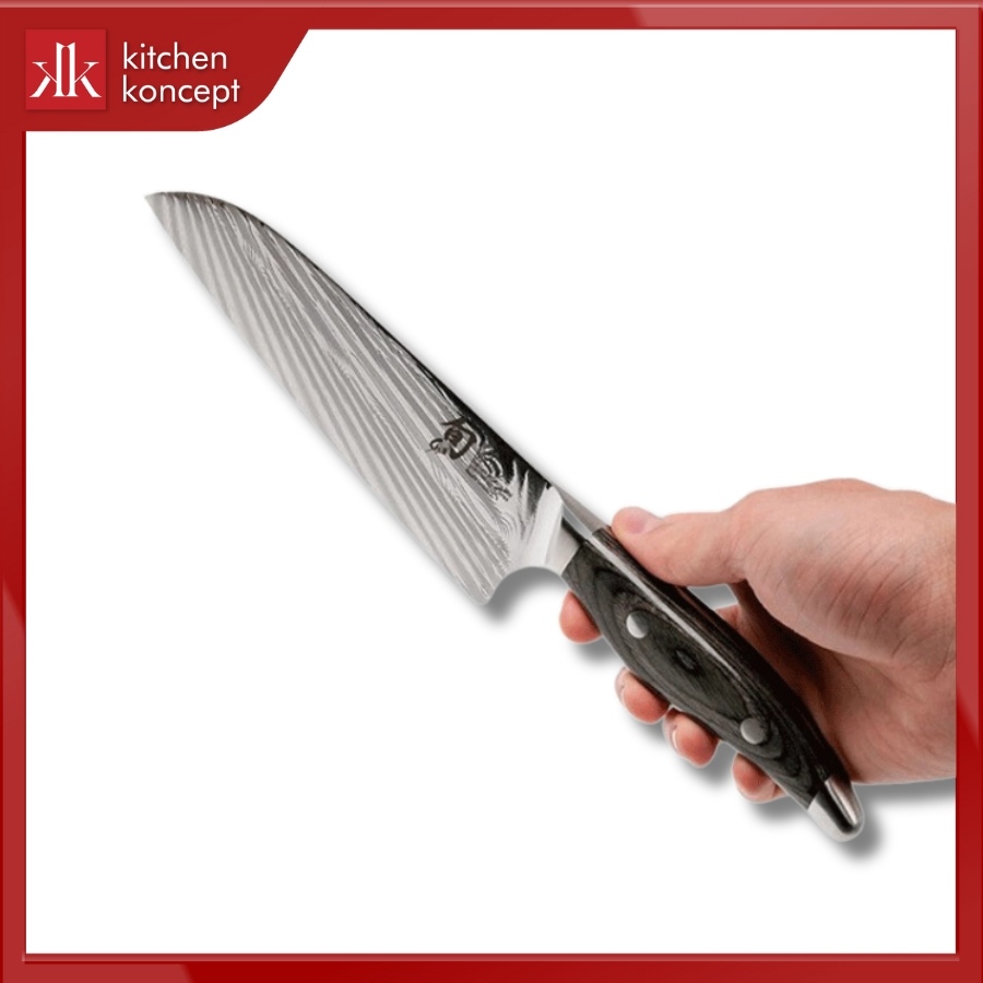 Dao Santoku Shun Nagare 18cm chính hãng