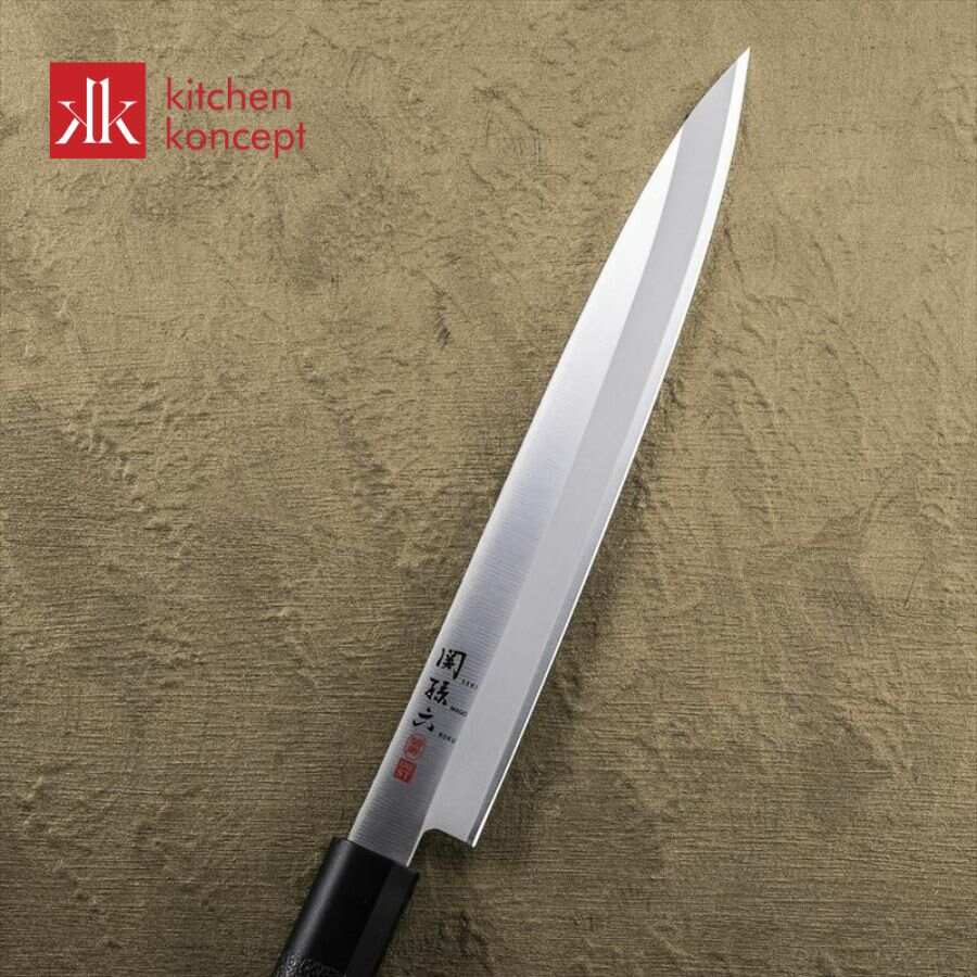 Dao Sashimi thường chỉ vát một lưỡi