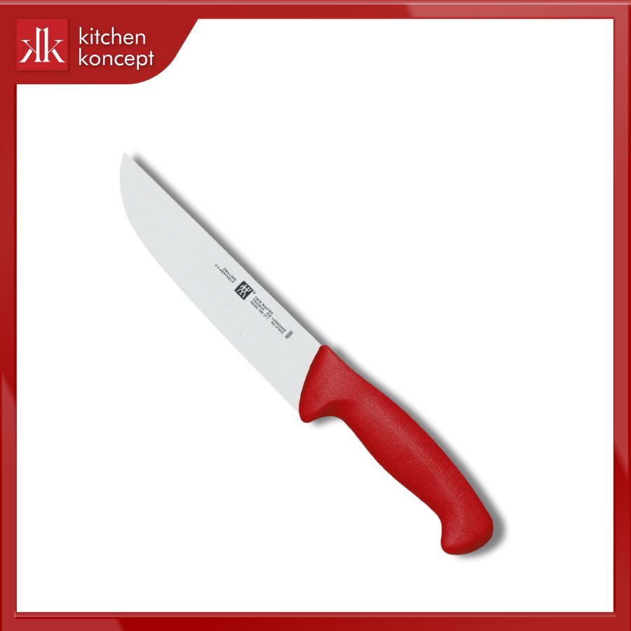 Dao Thái thịt Twin Master màu đỏ ZWILLING chính hãng