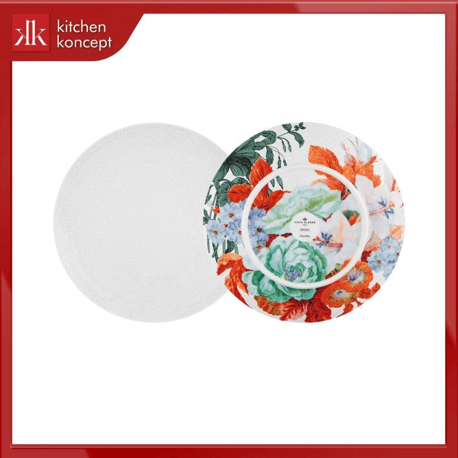 Đĩa ăn Duality 27.5cm với hoạ tiết nổi bật 