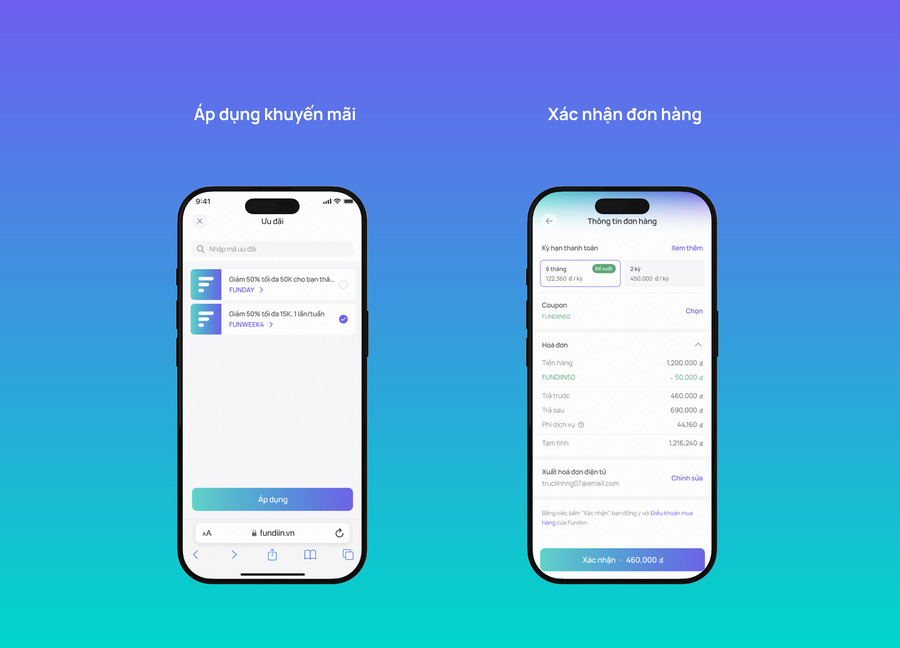 Thanh toán trả sau với Fundiin