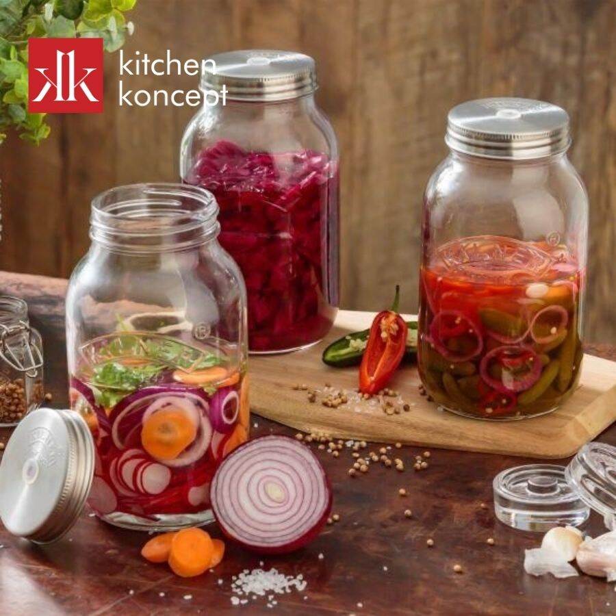 Hũ thủy tinh giúp thực phẩm không bị ẩm mốc